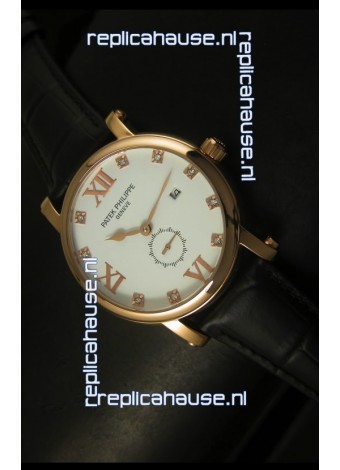 Patek Philippe Calatrava Rose Gold Diamonds Hour Markers