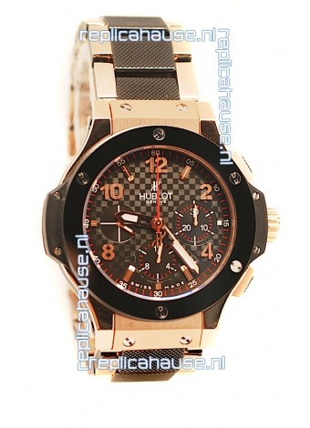 Hublot Big Bang Cappuccino Gold Swiss Replica Watch