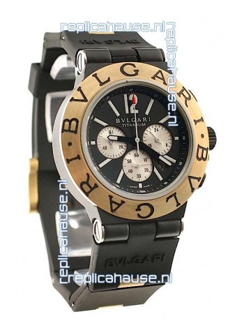 Bvlgari Scuba Swiss Body Japanese Watch in Black Dial