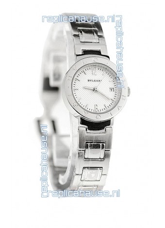 Bvlgari Quartz Japanese Watch in Silver Dial