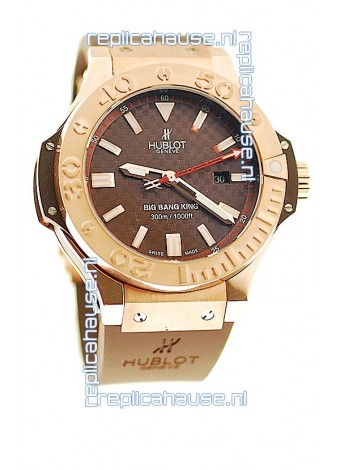 Hublot Big Bang King Swiss Replica Watch in Brown Carbon Dial