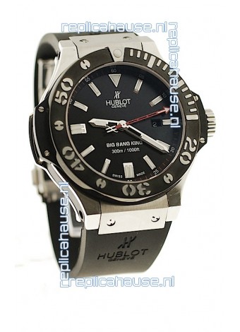 Hublot Big Bang King Swiss Replica Watch in Black PVD Bezel
