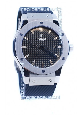 Hublot Classic Fusion Silver Watch in Stamped Dial