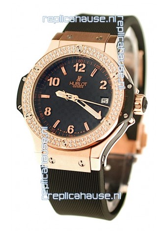 Hublot Big Bang Cappucino Carbon Face Swiss Replica Watch