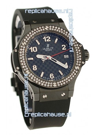 Hublot Big Bang Ceramic Diamond Swiss Quartz Watch