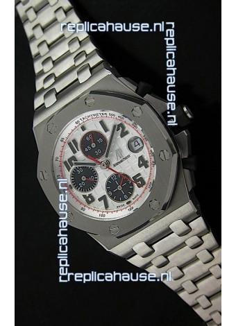 Audemars Piguet Royal Oak Offshore Panda Swiss Watch - Secs hands at 12 O clock