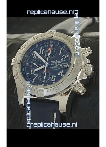 Breitling Skyland Swiss Replica Watch in Blue Dial