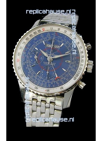 Breitling Navitimer World Swiss Replica Watch in Blue Dial