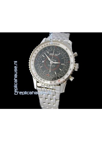 Breitling Navitimer World Swiss Replica Watch in Black Dial