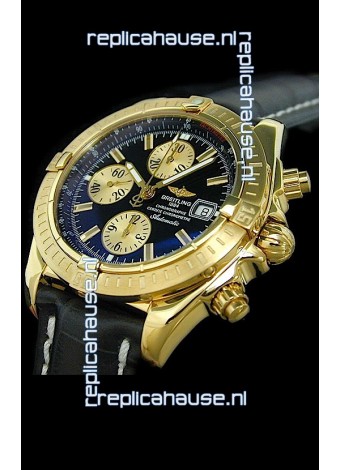 Breitling Evolution Swiss Replica Watch in Black Dial