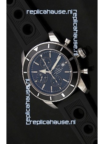 Breitling Superocean Swiss Replica Watch in Black Dial