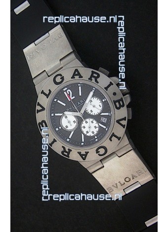 Bvlgari Diagono Titanium Japanese Replica Quartz Watch