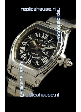 Cartier Roadster Swiss Replica Watch in Black Dial