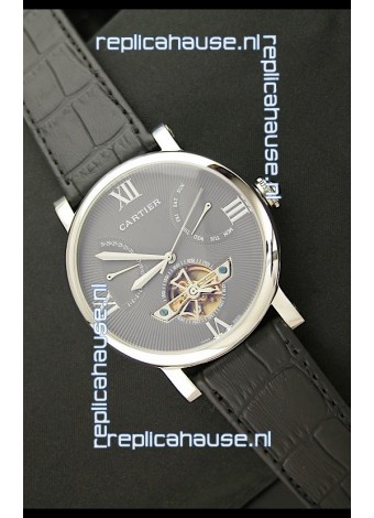 Cartier Calibre de Swiss Tourbillon Grey Watch