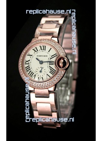 Cartier Swiss Ladies Watch in Rose Gold Casing