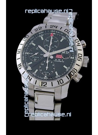 Chopard Mille Miglia GMT Swiss Replica Watch in Black Dial