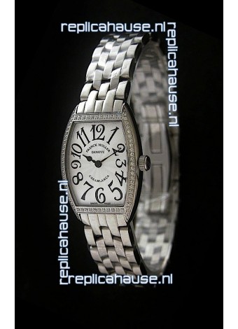 Franck Muller Casa Blanca Japanese Replica Watch in White Dial