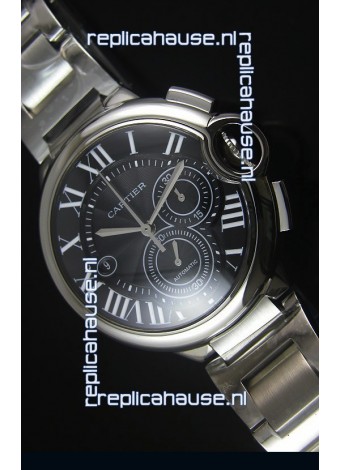 Ballon De Cartier Chronograph in Stainless Steel Case - 1:1 Mirror Replica