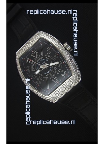 Franck Muller Vanguard Swiss Replica Watch in Stainless Steel Case