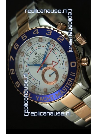 Rolex Yachtmaster II Two Tone Pink Gold - 1:1 Replica (Working Stopwatch)