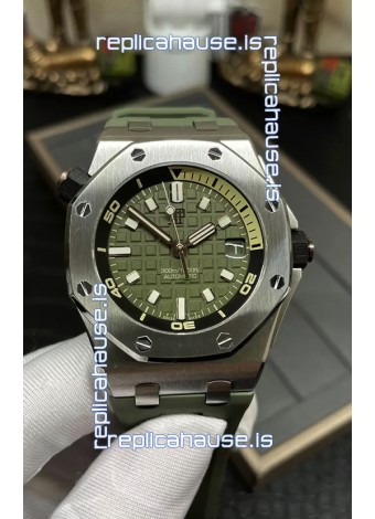 Audemars Piguet Royal Oak 1:1 Ultimate Swiss Replica Watch Green Dial Cal.4308 Movement
