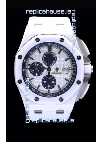 Audemars Piguet Royal Oak Offshore White Ceramic - Ultimate 1:1 3126 Movement