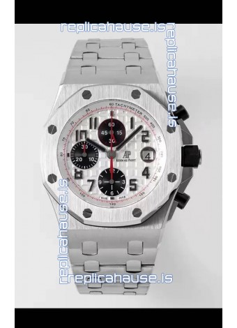 Audemars Piguet Royal Oak Offshore PANDA Chronograph 1:1 Mirror Replica Watch - 904L Steel