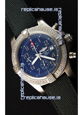 Breitling Avenger BANDIT Titanium Case Swiss Replica Watch Black Dial 1:1 Mirror Replica Watch