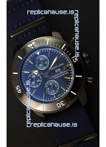 Breitling Superocean Heritage II Outerknown Blacksteel NATO Strap 1:1 Mirror Replica Watch 