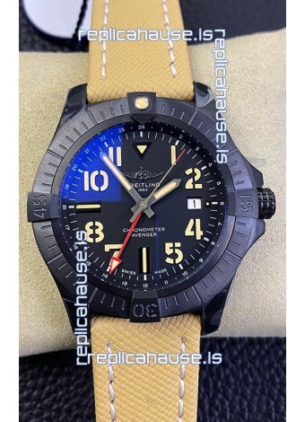 Breitling Avenger GMT 45V32395101B1X1 1:1 Mirror Swiss Replica Watch - Titanium Case