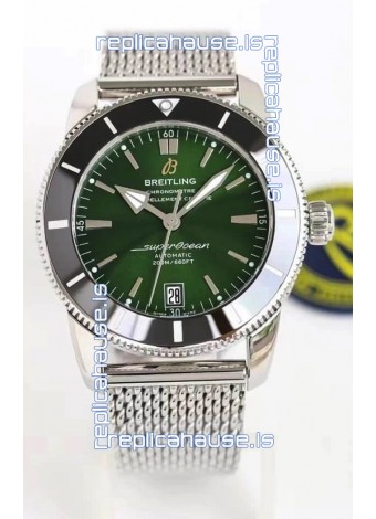Breitling SuperOcean Heritage II B20 44MM Green Dial 1:1 Mirror Replica Watch 