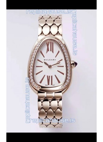 Bvlgari Serpenti Seduttori Edition in Rose Gold Casing Super Clone Watch
