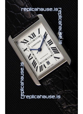 Cartier Tank Solo Swiss Automatic Watch in Steel Strap 31MM Wide 