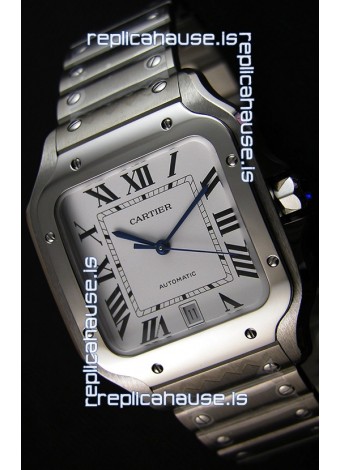 Cartier Santos De Cartier 1:1 Mirror Replica - 40MM Stainless Steel Watch 