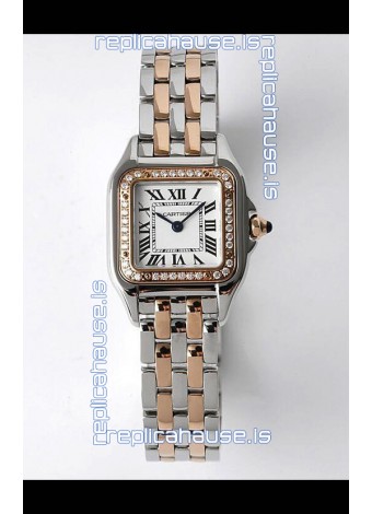 PANTHERE de Cartier Edition 22mm 1:1 Mirror Swiss Watch Rose Gold Two Tone Casing