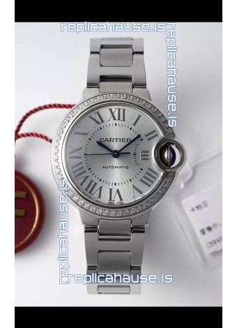 Ballon De Cartier Swiss Automatic 1:1 Mirror Quality 33MM in Steel Casing