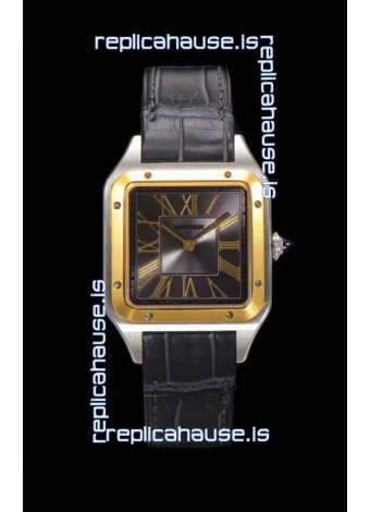 Cartier Santos Dumont 27MM Super Clone Edition Watch in Two Tone Casing