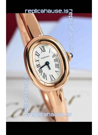 Baignoire De Cartier Rose Gold Super Clone Quartz Replica Watch