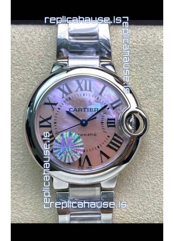 Ballon De Cartier Swiss Automatic 1:1 Mirror Quality 33MM in Steel Casing