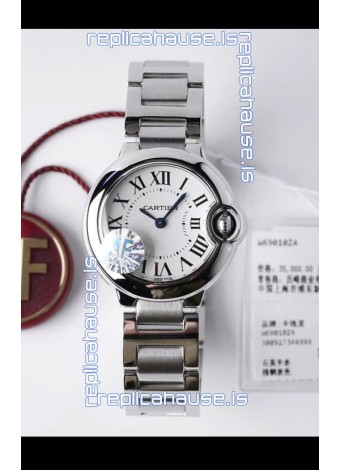 Ballon De Cartier Swiss Quartz 1:1 Mirror Quality 28MM in Steel Casing