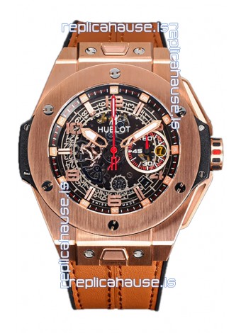 Hublot Big Bang F1 "King Gold" Edition Chronograph Rose Gold Swiss Replica Watch 