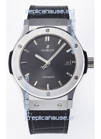 Hublot Super Clone Classic Fusion Titanium 42MM 1:1 Mirror Replica Watch Grey Dial