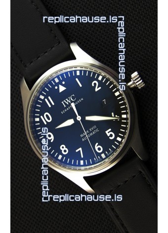 IWC Pilot's MARK XVIII IW327009 Black Dial Swiss Replica Watch 1:1 Mirror Edition