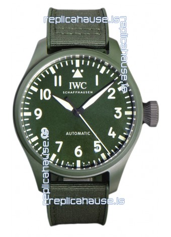 IWC Big Pilot's Top Gun Woodland Edition 43MM Ceramic Casing Swiss Replica Watch 