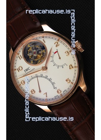 IWC Portugieser Tourbillon Mystere Retrograde IW504402 Pink Gold UPDATED 2019 Version 