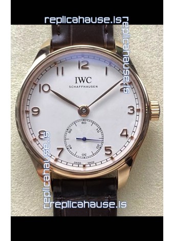 IWC Portugieser Super Clone Automatic 41 IW358306 White Dial Rose Gold Casing