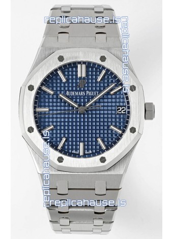 Audemars Piguet Royal Oak 15500 41MM Blue Dial 904L Steel CALIBRE 4302 Movement 1:1 Mirror Replica