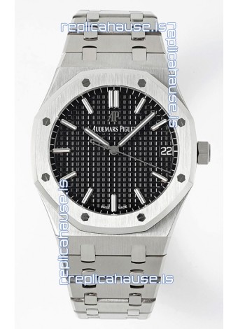 Audemars Piguet Royal Oak 15500 41MM Black Dial 904L Steel CALIBRE 4302 Movement 1:1 Mirror Replica
