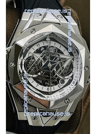 Hublot Big Bang UNICO Sang Bleu II Stainless Steel 1:1 Mirror Quality Swiss Replica Watch 