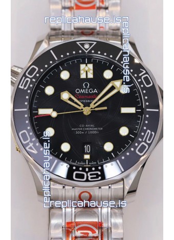 Omega Seamaster James Bond Black Swiss 904L Steel 1:1 Mirror Replica Watch